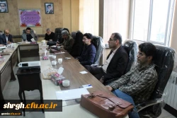 دیدارصمیمی دکتر روشندل معاون آموزشی وتحصیلات تکمیلی دانشگاه فرهنگیان کشور بااعضای هیئت علمی دانشگاه فرهنگیان استان قزوین 5