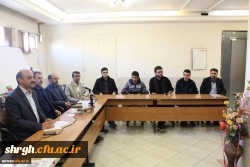 نشست صمیمی دکتررضایی رئیس گروه مطالعات فرهنگی دانشگاه فرهنگیان بامسئولین کانونها وتشکل های دانشجویی دانشگاه فرهنگیان استان قزوین 2