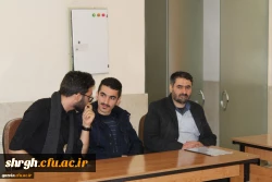 نشست صمیمی دکتررضایی رئیس گروه مطالعات فرهنگی دانشگاه فرهنگیان بامسئولین کانونها وتشکل های دانشجویی دانشگاه فرهنگیان استان قزوین 7