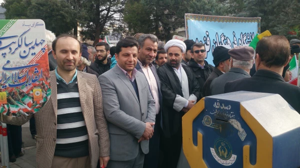 شرکت گسترده وپرشور مسئولین،کارکنان ودانشجویان دانشگاه فرهنگیان استان قزوین درراهپیمایی یوم الله 22بهمن 97 13