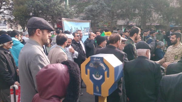 شرکت گسترده وپرشور مسئولین،کارکنان ودانشجویان دانشگاه فرهنگیان استان قزوین درراهپیمایی یوم الله 22بهمن 97 14