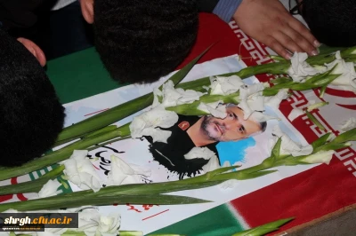 استقبال ووداع باشکوه وعاشقانه اساتید کارکنان ودانشجویان دانشگاه فرهنگیان استان قزوین با سردارشهید مدافع حرم حمیدمحمدرضایی