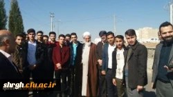 غرس نهال توسط دانشجویان پردیس شهیدرجایی قزوین به مناسبت روز درختکاری 2