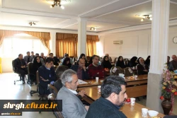 برگزاری جلسه شورای اداری دانشگاه فرهنگیان قزوین وتجلیل ازسه همکاربازنشسته درپایان اسفندماه جاری 7