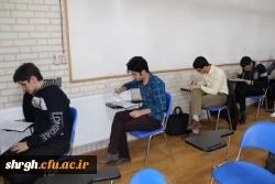 برگزاری بخش کتبی بیست ونهمین جشنواره فرهنگی اجتماعی دانشجویان دررشته های نه گانه عترت ومعارف دینی دردانشگاه فرهنگیان استان قزوین 6