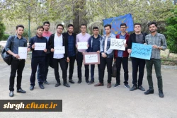 تجمع اعتراضی دانشجویان پردیس شهیدرجایی قزوین درمحکومیت توهین رژیم آمریکا به سپاه پاسداران 9