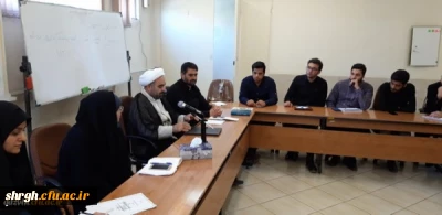 دیدار سرپرست امور پردیس های استان قزوین با مسئولین تشکل های دانشجویی درخصوص تبیین بیانیه گام دوم انقلاب اسلامی