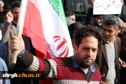 راهپیمایی مسئولین اساتید ودانشجویان دانشگاه فرهنگیان استان قزوین به همراه مردم انقلابی وهمیشه درصحنه قزوین علیه اغتشاش گران وآشوبگران واربابان آنها 2