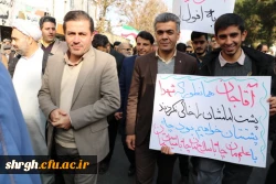 راهپیمایی مسئولین اساتید ودانشجویان دانشگاه فرهنگیان استان قزوین به همراه مردم انقلابی وهمیشه درصحنه قزوین علیه اغتشاش گران وآشوبگران واربابان آنها 3