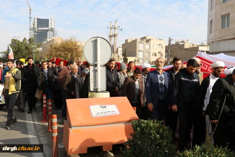 راهپیمایی مسئولین اساتید ودانشجویان دانشگاه فرهنگیان استان قزوین به همراه مردم انقلابی وهمیشه درصحنه قزوین علیه اغتشاش گران وآشوبگران واربابان آنها 5