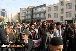 راهپیمایی مسئولین اساتید ودانشجویان دانشگاه فرهنگیان استان قزوین به همراه مردم انقلابی وهمیشه درصحنه قزوین علیه اغتشاش گران وآشوبگران واربابان آنها 7