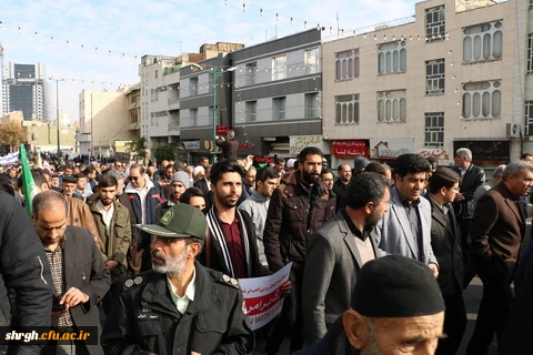 راهپیمایی مسئولین اساتید ودانشجویان دانشگاه فرهنگیان استان قزوین به همراه مردم انقلابی وهمیشه درصحنه قزوین علیه اغتشاش گران وآشوبگران واربابان آنها 7
