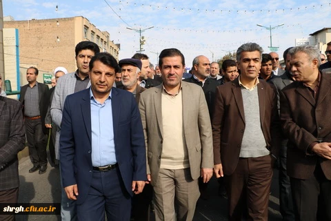 راهپیمایی مسئولین اساتید ودانشجویان دانشگاه فرهنگیان استان قزوین به همراه مردم انقلابی وهمیشه درصحنه قزوین علیه اغتشاش گران وآشوبگران واربابان آنها 8