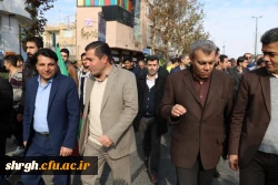 راهپیمایی مسئولین اساتید ودانشجویان دانشگاه فرهنگیان استان قزوین به همراه مردم انقلابی وهمیشه درصحنه قزوین علیه اغتشاش گران وآشوبگران واربابان آنها 10